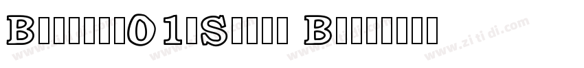 Bookman01dStyle Bold字体转换